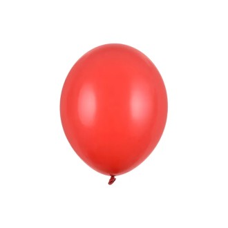 100 Luftballons - Ø 23cm - Pastell Poppy Red