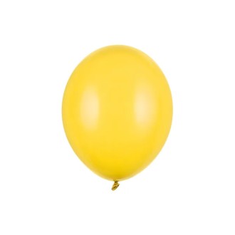 100 Luftballons - Ø 23cm - Pastell Honey Yellow