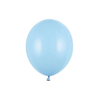 100 Luftballons - Ø 23cm - Pastell Baby Blue