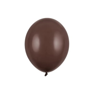 100 Luftballons - Ø 23cm - Pastell Cocoa Brown