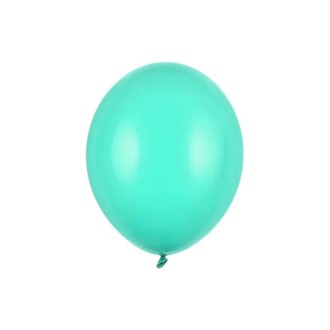 100 Luftballons - Ø 23cm - Pastell Mint Green