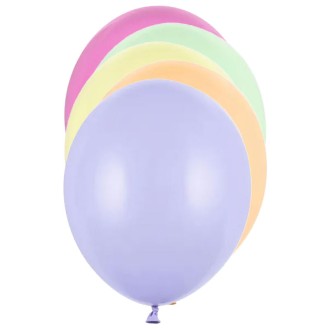 100 Luftballons - Ø 27cm - Pastell Mix Light