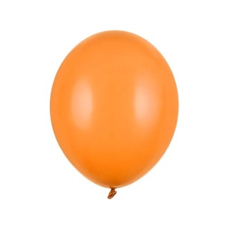 10 Luftballons - Ø 27cm - Pastell Mandarin Orange