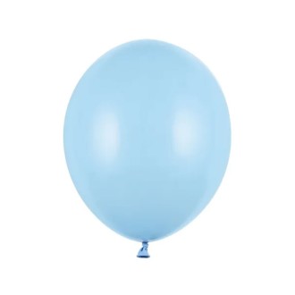 10 Luftballons - Ø 27cm - Pastell Baby Blue