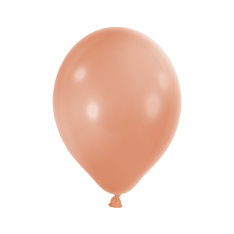 10 Luftballons - Ø 30cm - Metallic - Rosegold