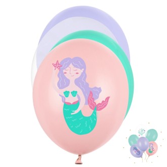 6 Motivballons - Ø 30cm - Sea World