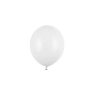 100 Miniballons - Ø 12cm - Weiß