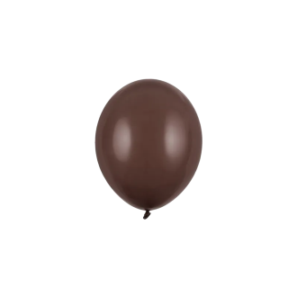100 Miniballons - Ø 12cm - Braun