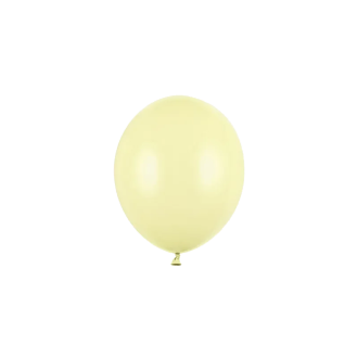 100 Miniballons - Ø 12cm - Pastell - Gelb