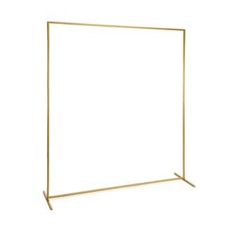 1 Ballongestell - Gold - 200x200 cm