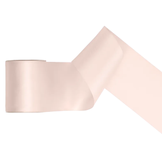 1 Ballonband - Satin - Off-White - 100mm