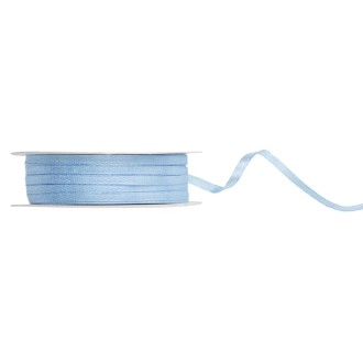 1 Ballonband - Satin - Hellblau - 3mm