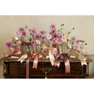 1 Ballonband - Satin - Altrosa Hell - 50mm