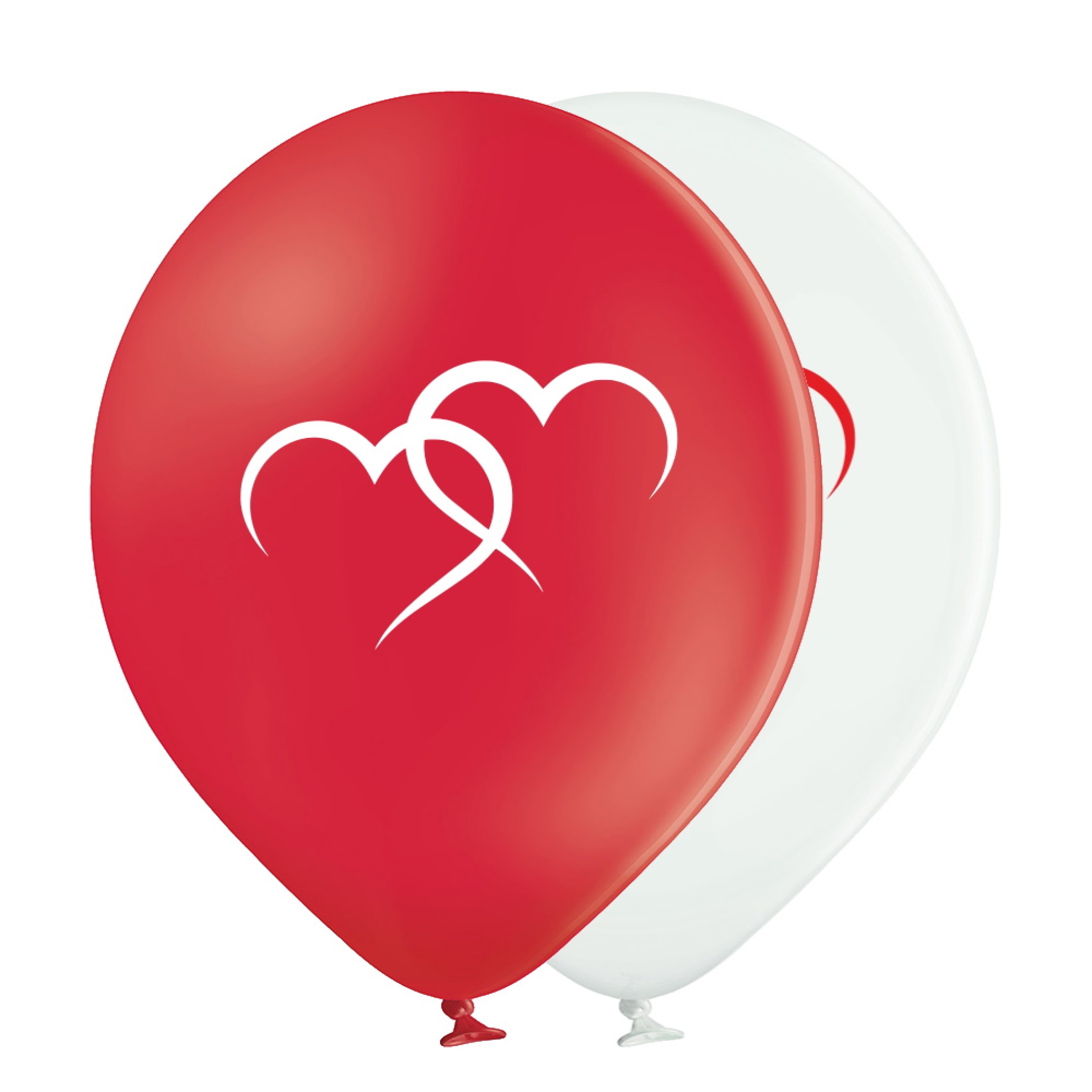 Valentinstag Luftballons Verschlungene Herzen luftballon.de